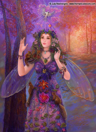 FOREST SPIRIT - Art by Judy Mastrangelo