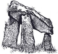 Dolmen megaliths, Ireland