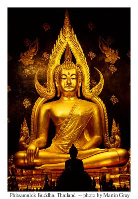 Places of Peace and Power --  Sacred Site Pilgrimage of Martin Gray -- Phitsamulok Buddha Thailand