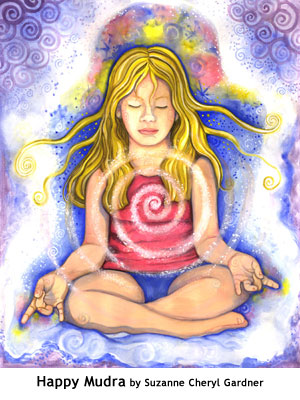 Happy Mudra by Suzanne Cheryl Gardner